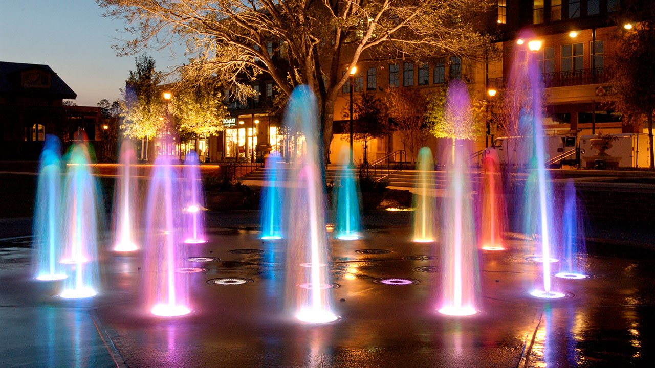 fountain lighting